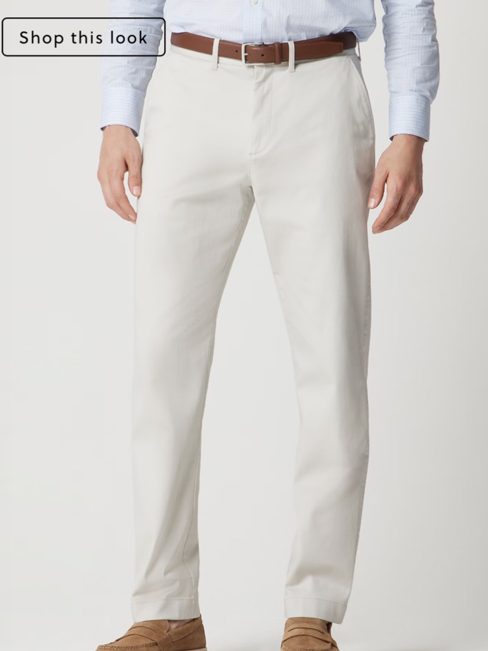 NWT J. Crew Flex Straight Stone Khaki Men's Chinos W 31 L 32